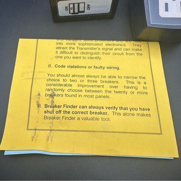 Breaker Finder Transmitter and Receiver Set - Picture 5 of 8